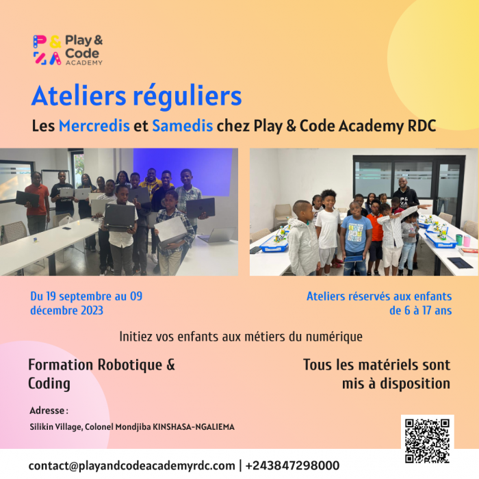 Play & Code Academy RDC - robotique - kinshasa - centre - academy - competition