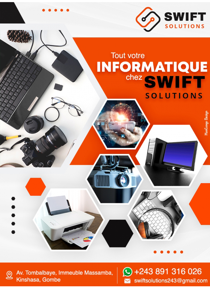 Swift Solutions - Imformatique à Kinshasa, RDC - MonCongo